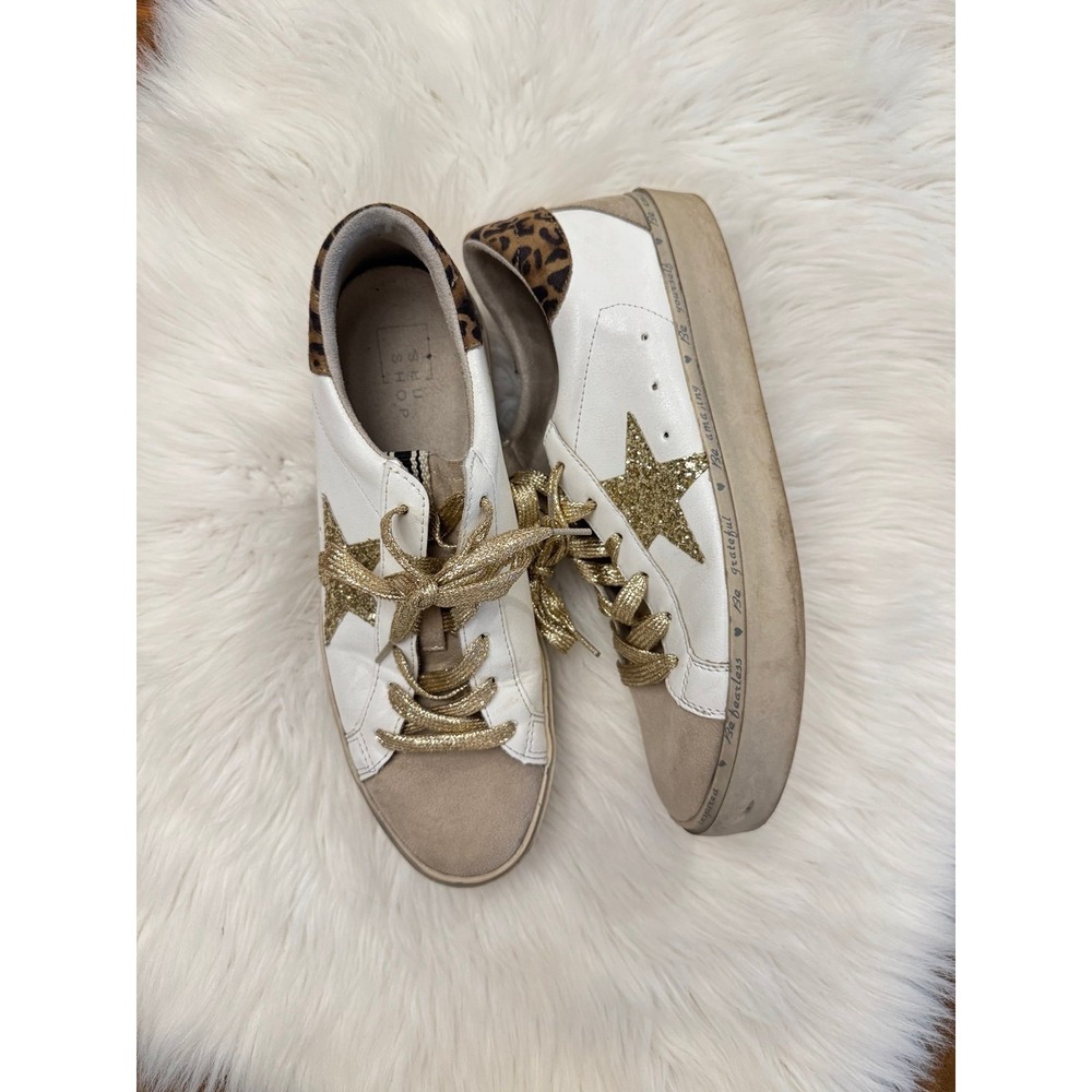 SHUshop Reba Sneakers size 10 cheetah print‎ GUC